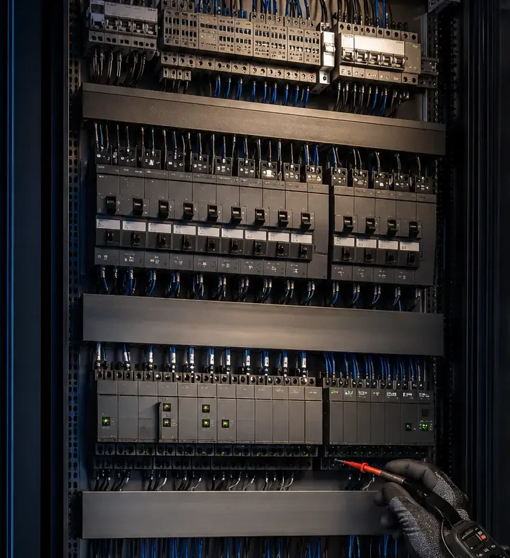 Detajl modularne elektro opreme